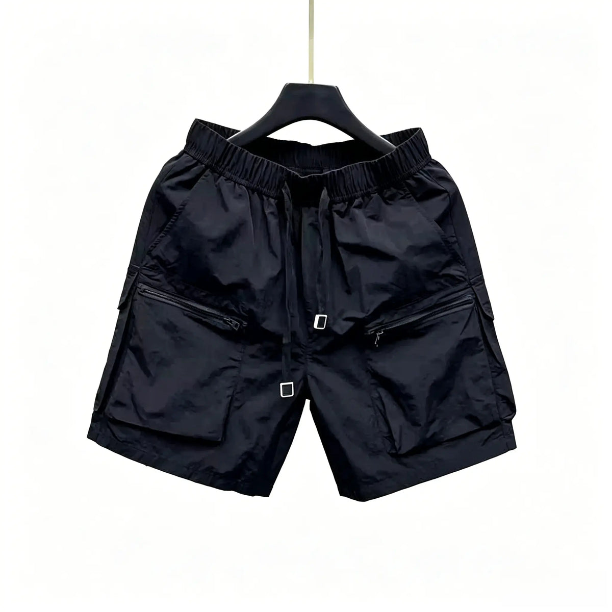 Outdoor Work Shorts For Men, Loose Casual Five-Point Pants, Quick-Drying, With Pockets, Zipper, Breathable Mid-Length Pants