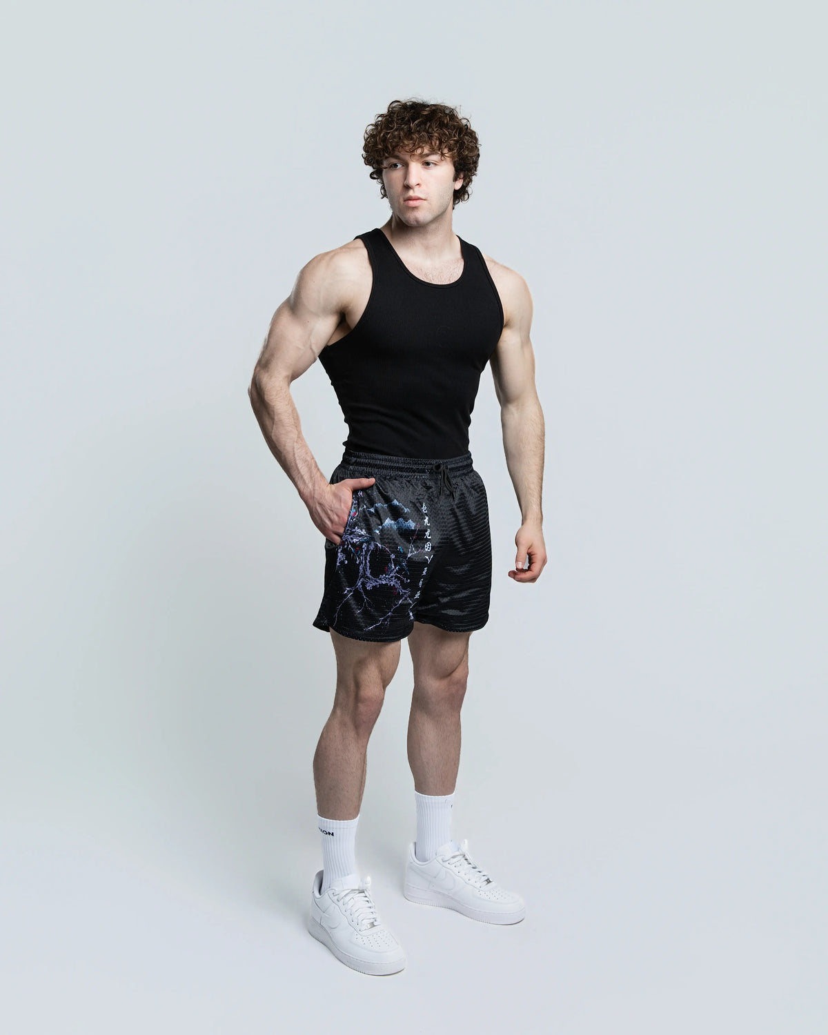 EKKO REBIRTH Double Layer Mesh Short | 4" Inseam | Zipper Pockets