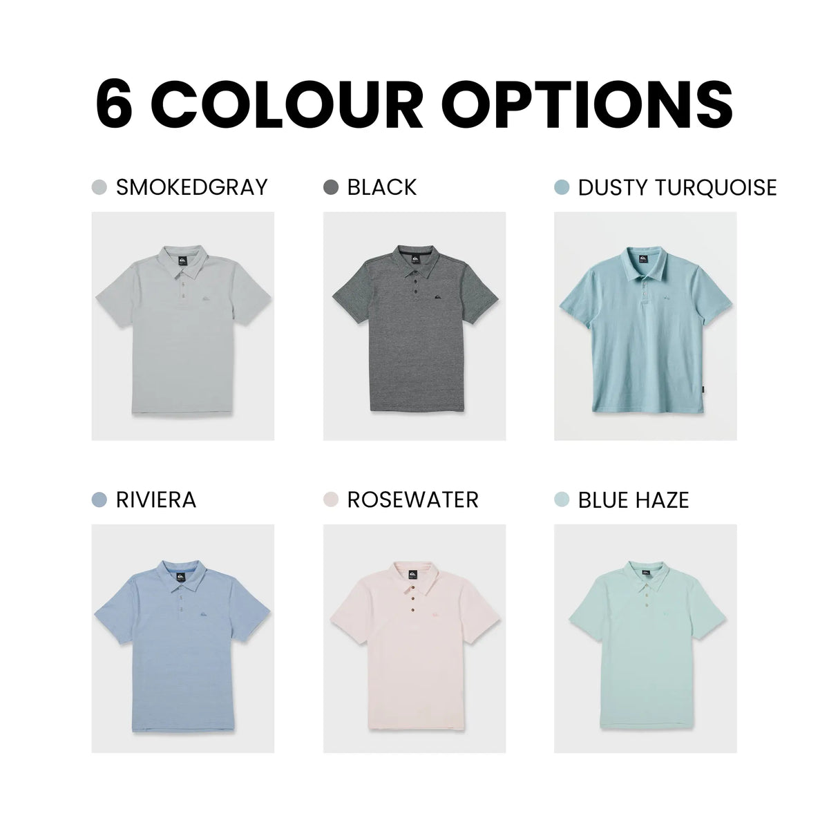 Quiksilver | Sunset Cruise Polo Shirt | Men's 100% Cotton Embroidered Logo Breathable | Sun Protection & Everyday Wear Boxy Polo Casual