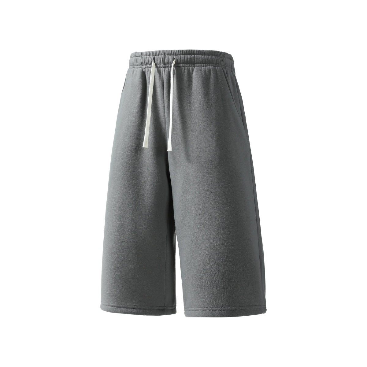 Summer Vibes 2-Pack Men’s Casual Knee-Length Sweat Shorts, Elastic Waist with Drawstring, Breathable Fabric, Suitable for Sports and Everyday Use, Comfortable Lounge and Streetwear Shorts for Men