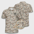 Busch Men's Performance Golf Polo Shirt Tan Sage Green Camo Made in USA
