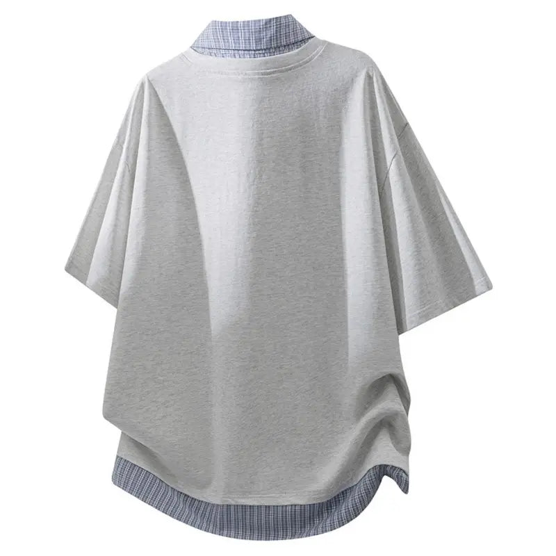 Menswear Stylish Collared Stripe Short-Sleeve Top - New Summer American Collegiate-Style Men's T-Shirt, Cool Bad-Boy Fashion from Trendy Brand, Lightweight Breathable Sweat-Resistant Premium Quality #SummerWins