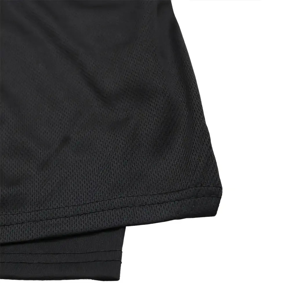 Men's Double-Layer Anime Graphic Shorts - Black, Camo - Streetwear, Vacation Outfits Short Bottoms