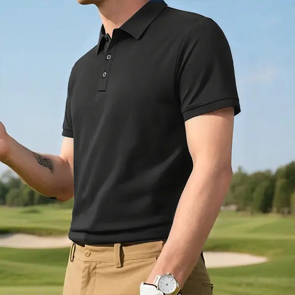 Men's 4-Pack Multicolor Polo Shirts | Polyester Fabric, Short Sleeve, Slim Fit | Casual & Business Wear,clothes for back to school,first day of school outfits