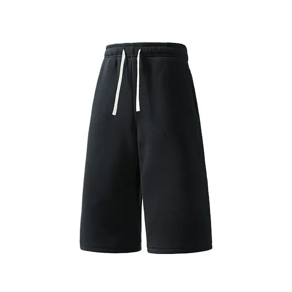 2-pack summer pants: street-style mid-thigh drawstring shorts with a hip-hop vibe—comfortable, loose fit for travel, versatile casual wear suitable for running, workouts, and everyday use.