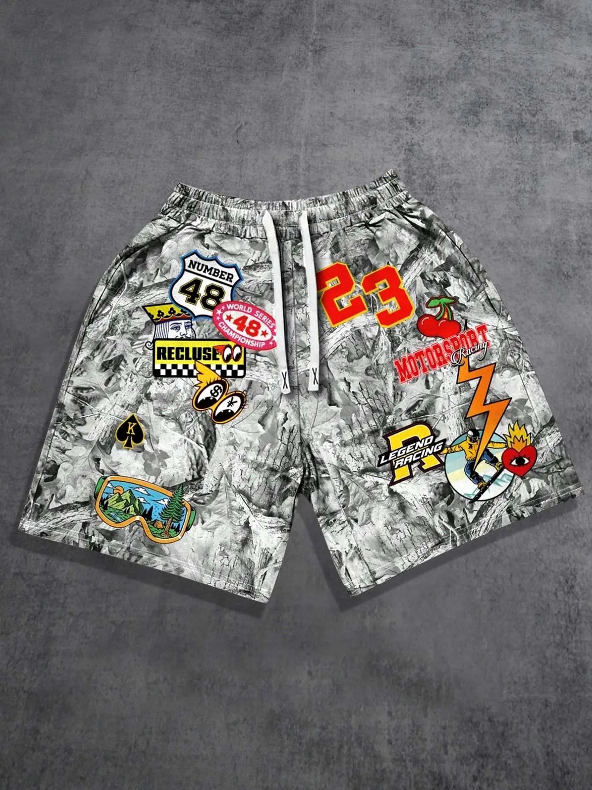Camouflage shorts, leaves, outdoor full print shorts, men's and women's forest print summer shorts, 23 digital casual shorts, Digital printing shorts, Unisex Fashion