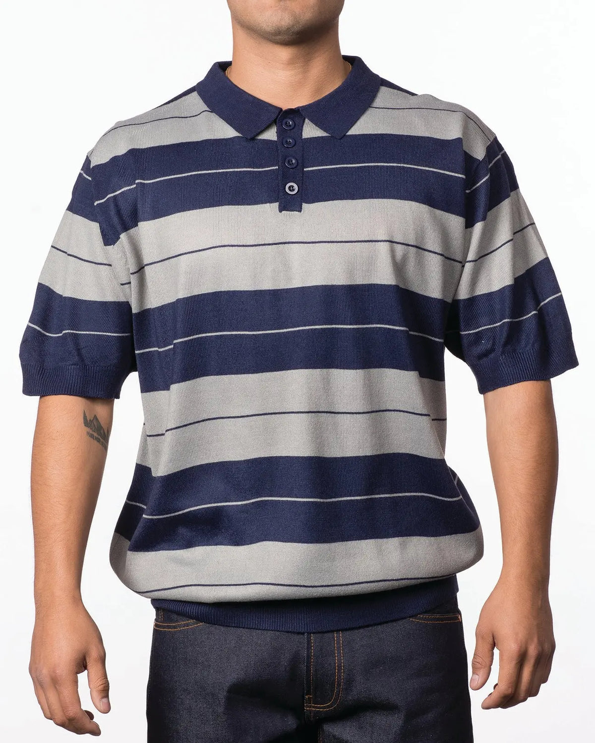 Men's Lowrider Charlie Brown Classic Short-Sleeve Collared Polo Shirt Casual Casual Casual