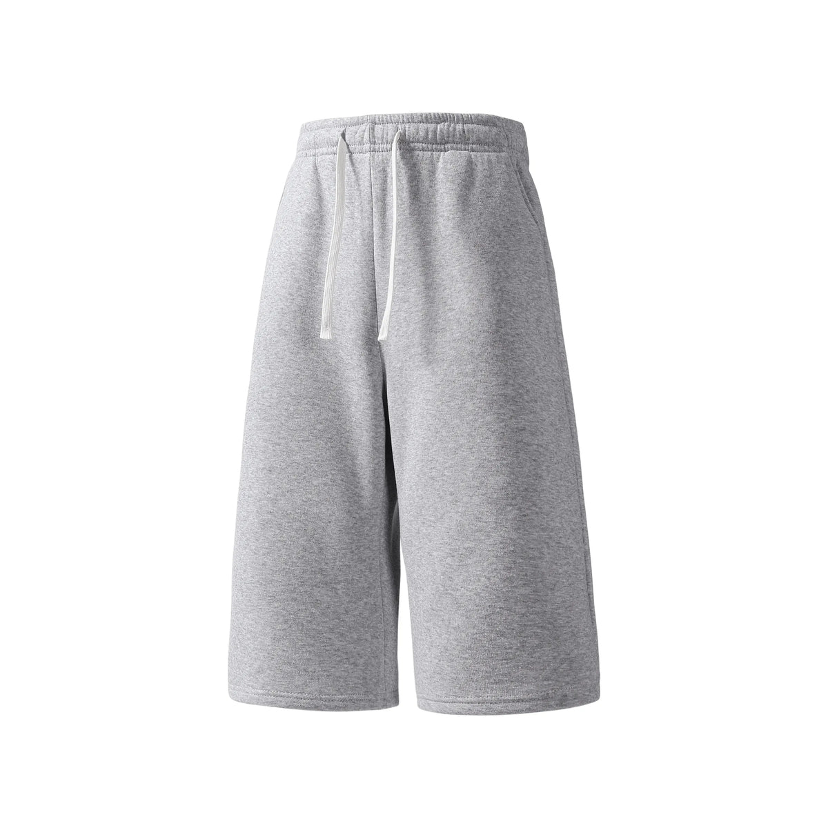 Men's Plain Stretchy Mid-Calf Cropped Pants 4-Pack - Menswear Sports Clothes for Casual, Outdoor Use - Available in Light Gray + Black + Rose Red + Navy Blue