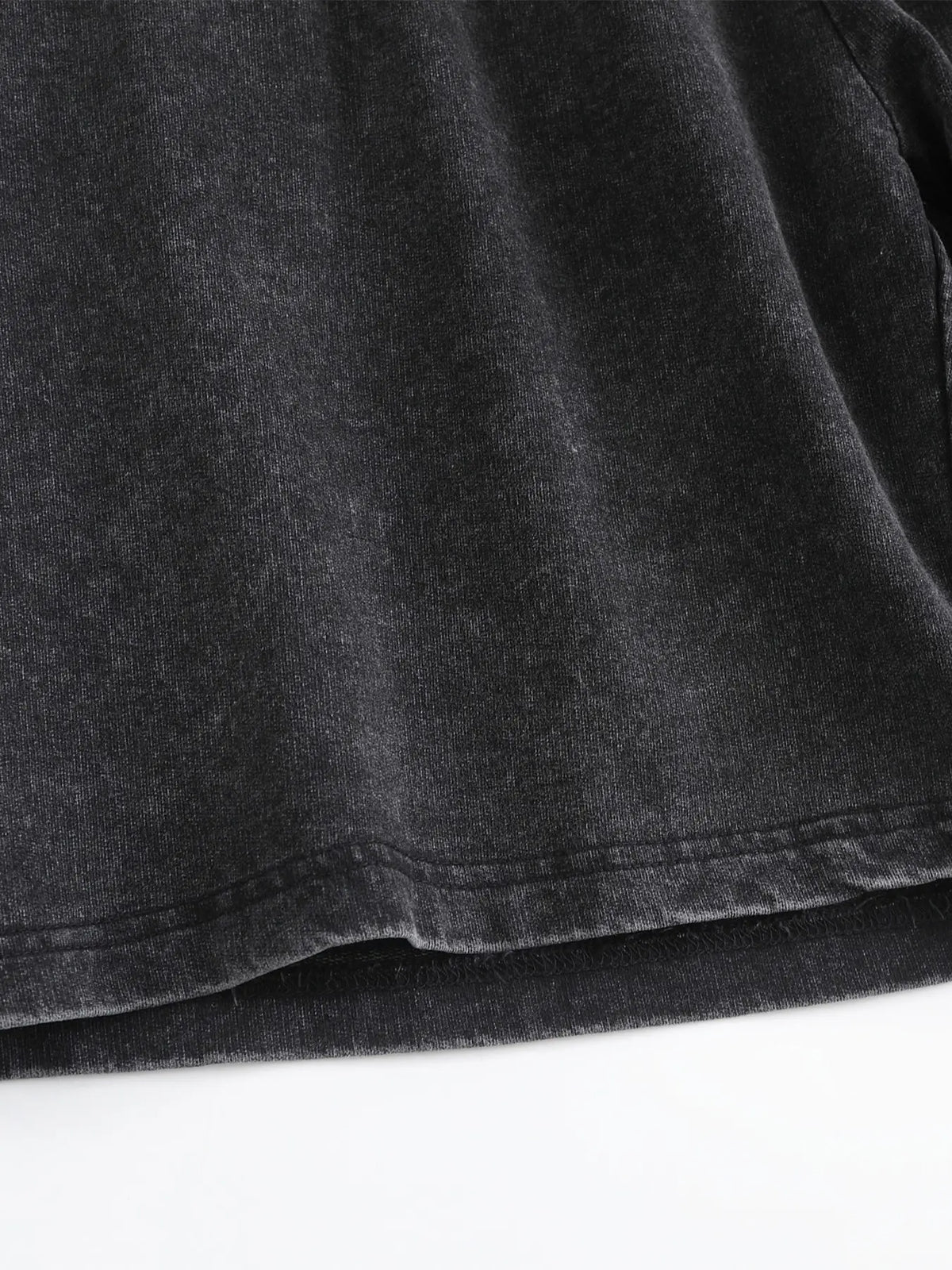 Unisex Y2K Gothic Print Cotton Breathable Shorts, Chic Casual Style, Comfortable & Stylish, Perfect for Everyday Wear