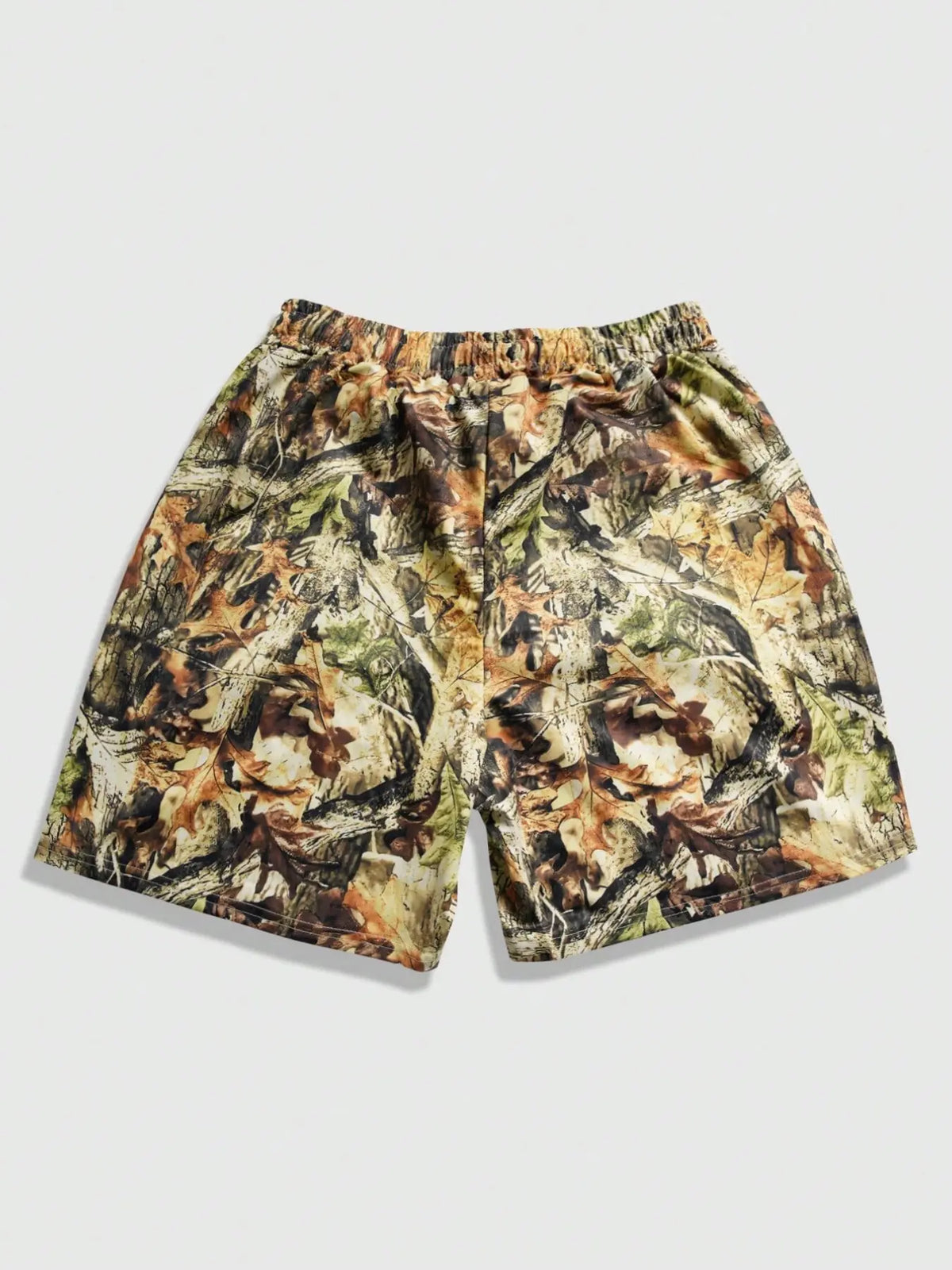 Camouflage shorts, leaves, outdoor full print shorts, men's and women's forest print summer shorts, 23 digital casual shorts, Digital printing shorts, Unisex Fashion