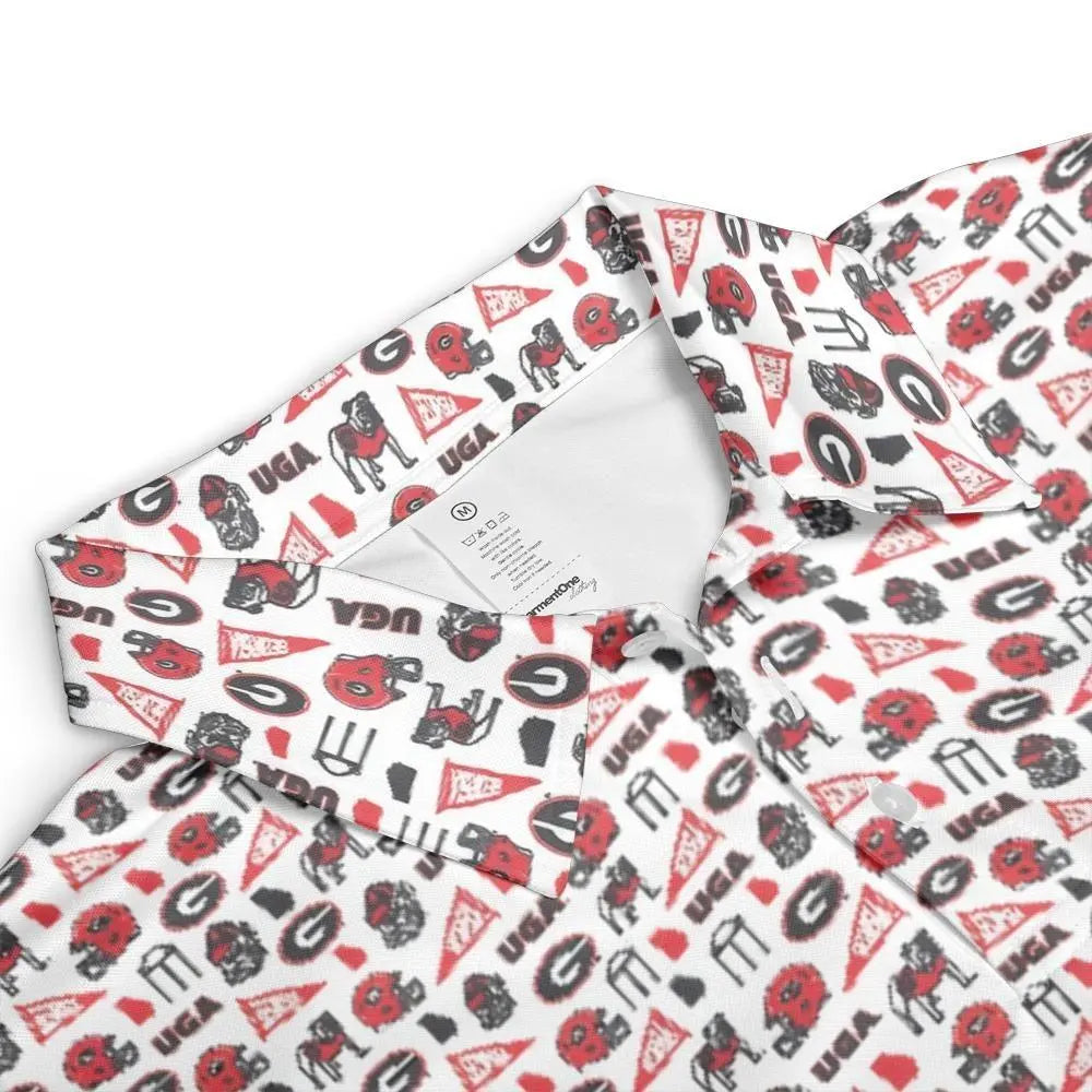 Georgia Inspired Gameday Polo – Men’s Classic College Style Shirt