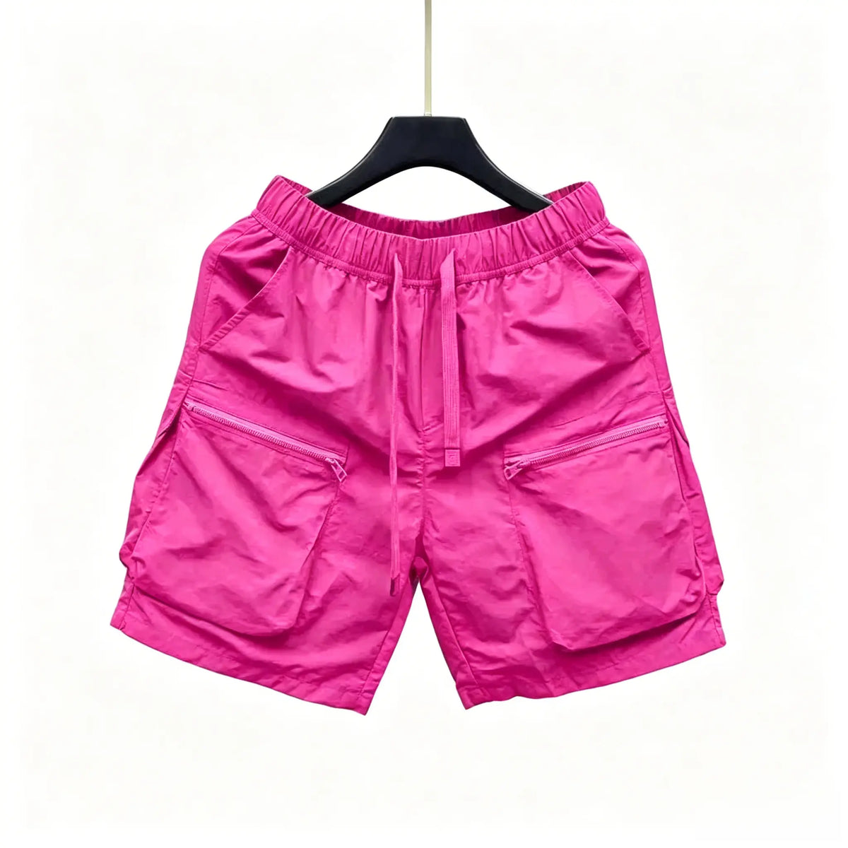 Outdoor Work Shorts For Men, Loose Casual Five-Point Pants, Quick-Drying, With Pockets, Zipper, Breathable Mid-Length Pants