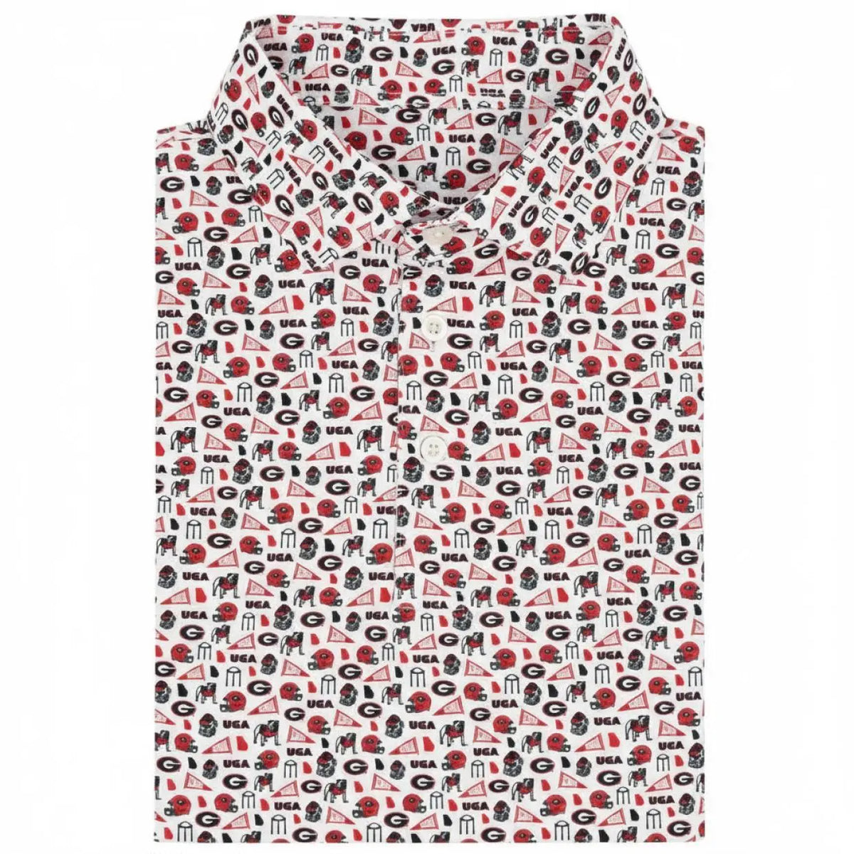 Georgia Inspired Gameday Polo – Men’s Classic College Style Shirt