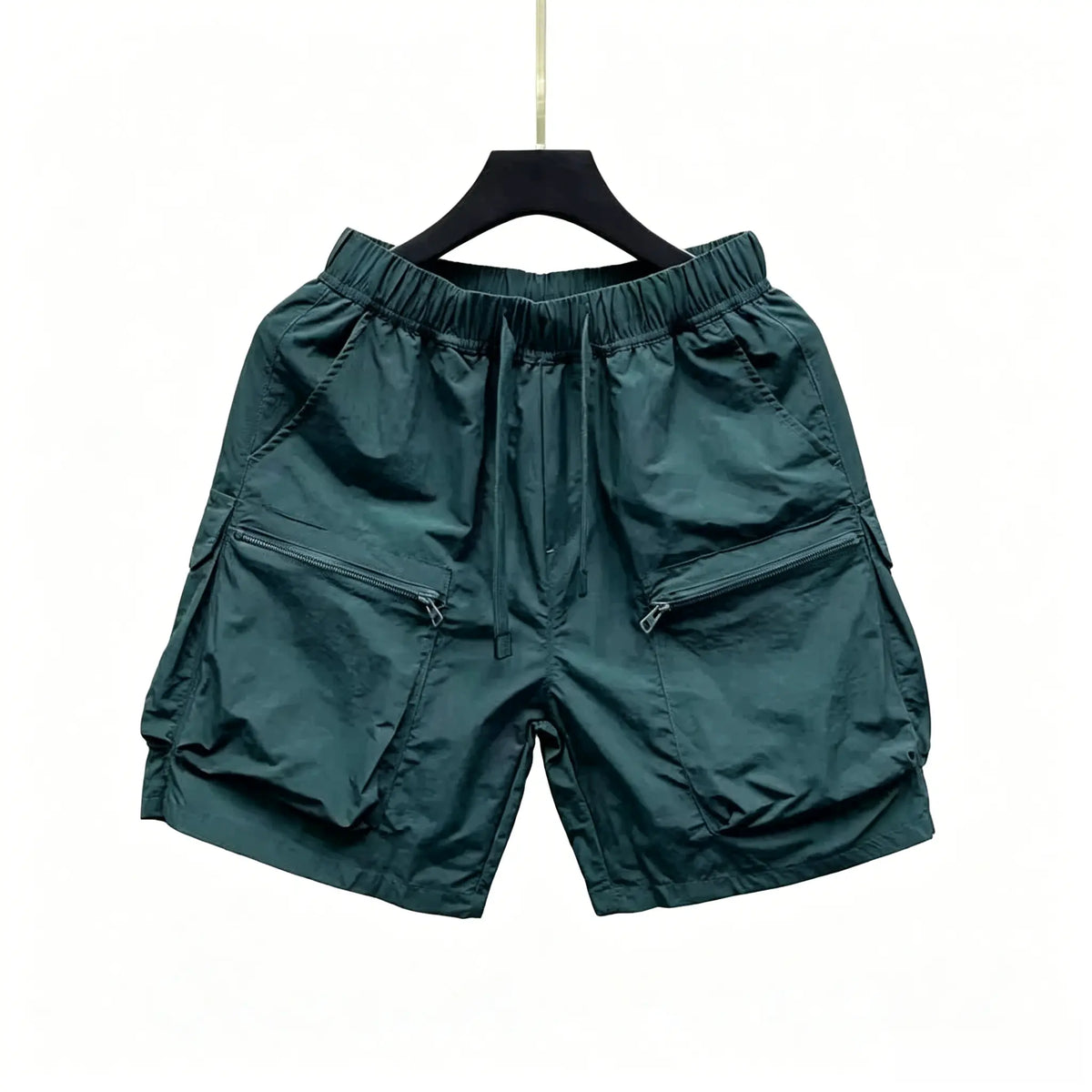 Outdoor Work Shorts For Men, Loose Casual Five-Point Pants, Quick-Drying, With Pockets, Zipper, Breathable Mid-Length Pants