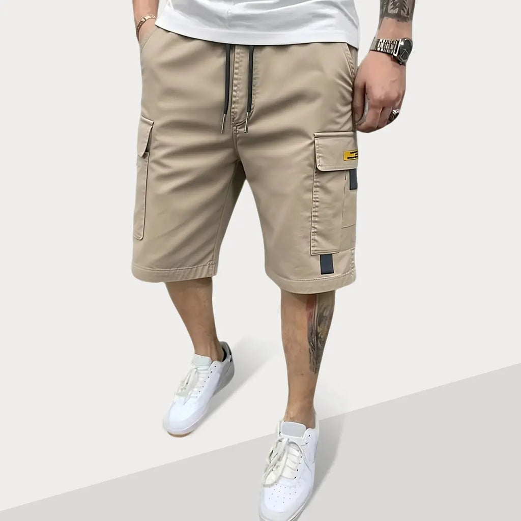 Men's Chic Lightweight Breathable Cargo Shorts - Large-Pocket Utility Bottoms, Ideal for Outdoor & Daily Wear, Father's Day Gifts, Size M