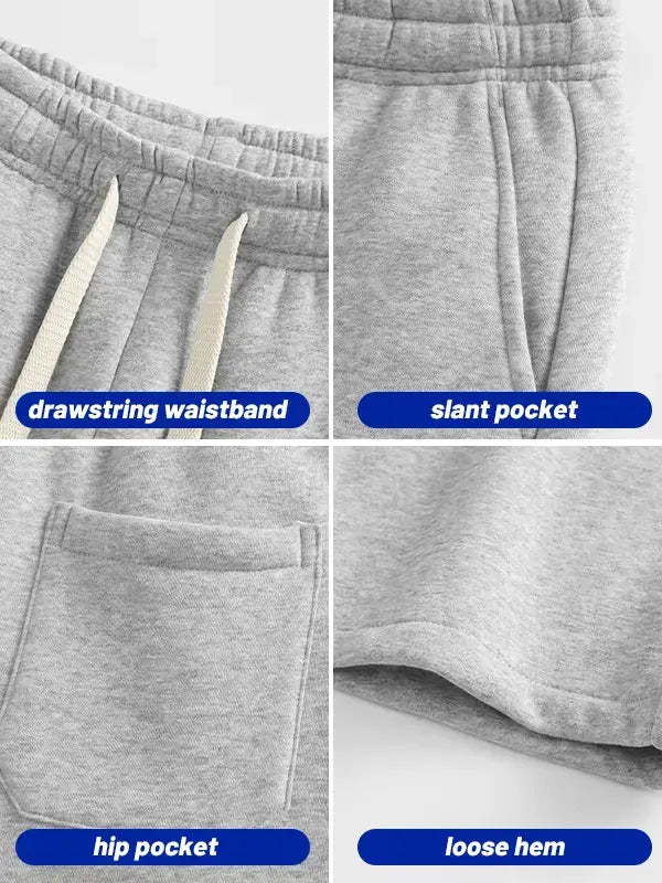 Men's Plain Stylish Belted Bermuda Shorts - Activewear, Solid-Color Athletic Casual Bottoms with Pockets, Breathable Spring-Summer Menswear