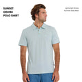 Quiksilver | Sunset Cruise Polo Shirt | Men's 100% Cotton Embroidered Logo Breathable | Sun Protection & Everyday Wear Boxy Polo Casual
