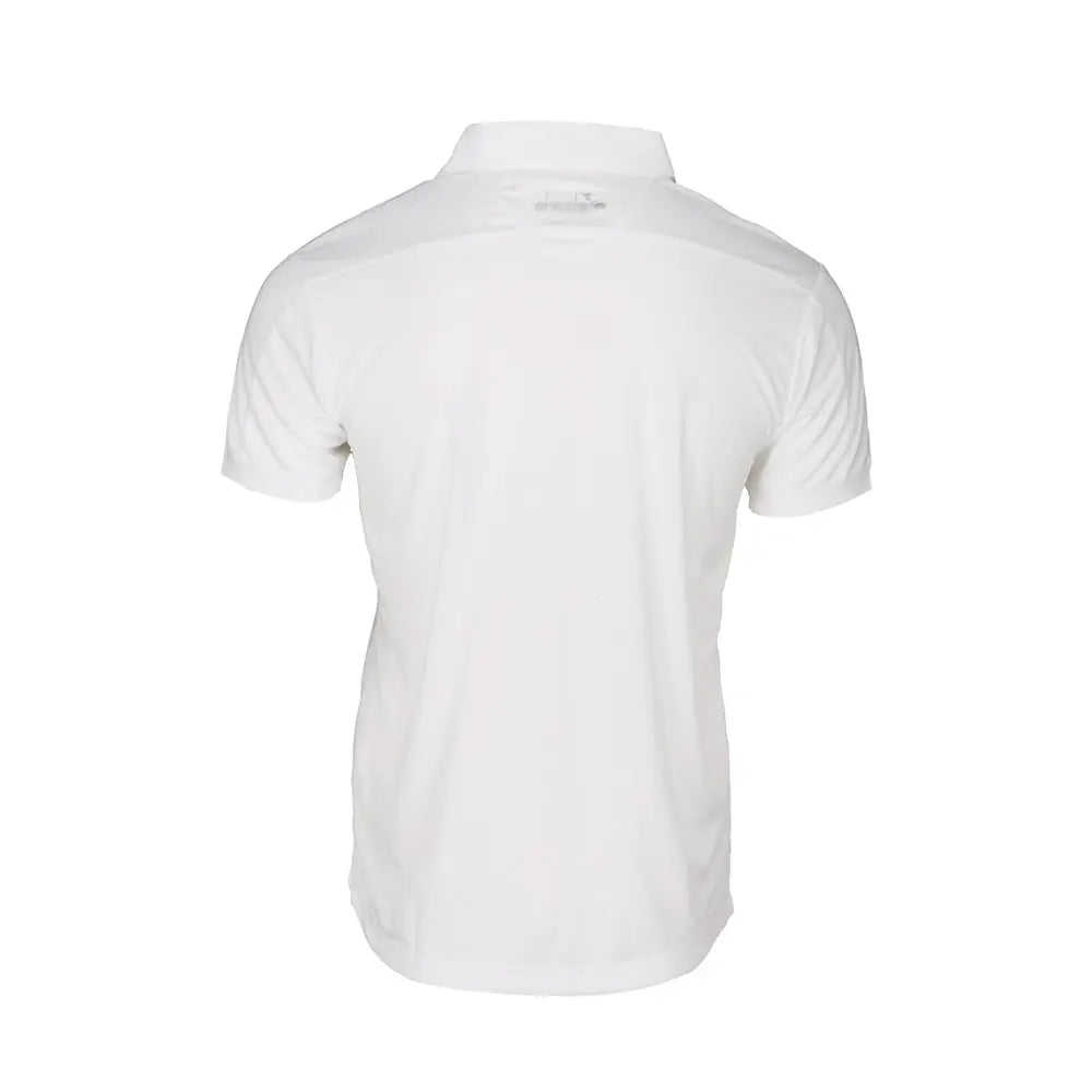 diadora Mens Court Short Sleeve Shirt Casual Casual Breathable - White