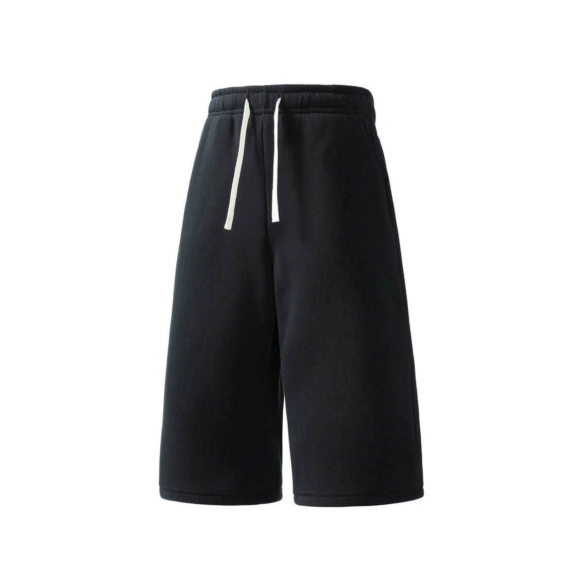 2-pack summer pants: street-style mid-thigh drawstring shorts with a hip-hop vibe—comfortable, loose fit for travel, versatile casual wear suitable for running, workouts, and everyday use.